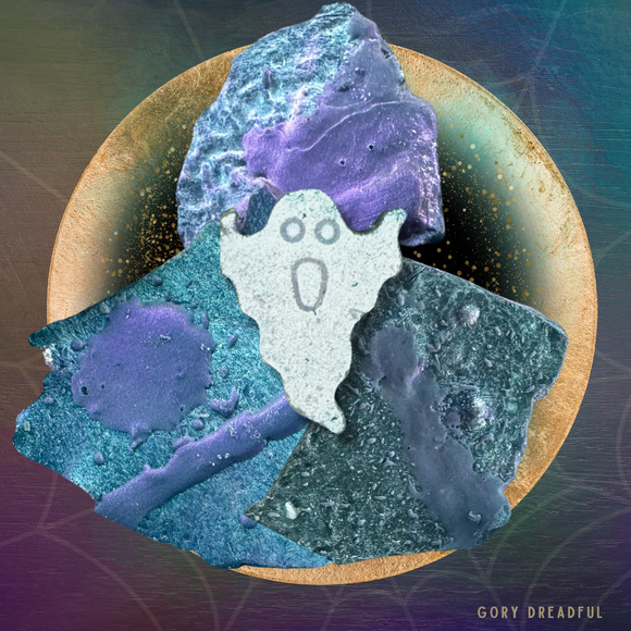Apparitional Ambitions Wax Melt Brittle: Mint Nutmeg Geranium Rose Patchouli - Picture 6 of 10